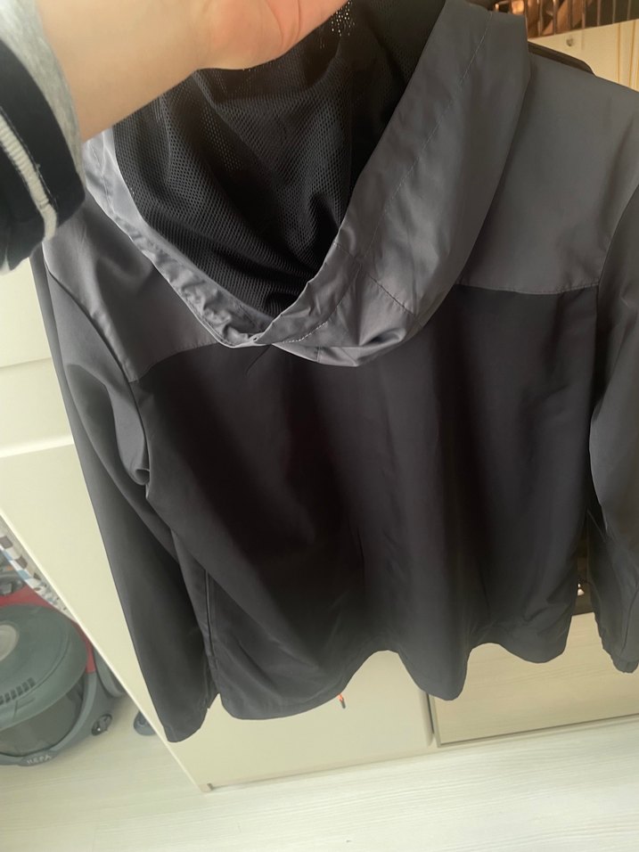 Erkek Nike Siyah Fermuarlı Yağmurluk - Görsel 3