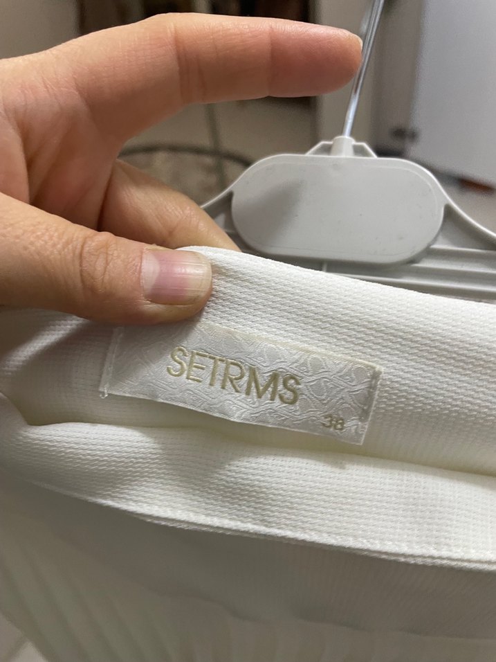 Beyaz Pileli Uzun Kadın Etek - Görsel 2