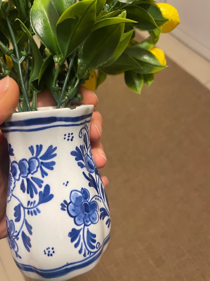 Antika çini vazo - Görsel 5