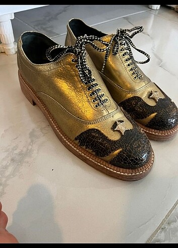 40 Beden CHANEL ORJİNAL DERİ AYAKKABI