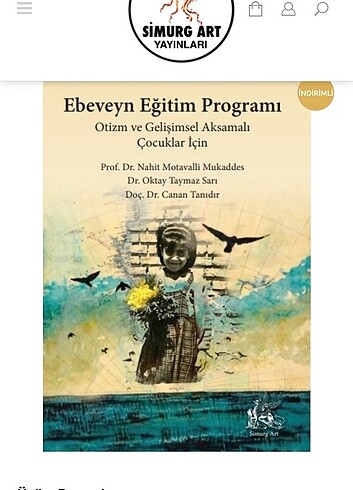  Otizm ve Gelişim Aksamalı Çocuklar için Ebeveyn Eğitim Programı