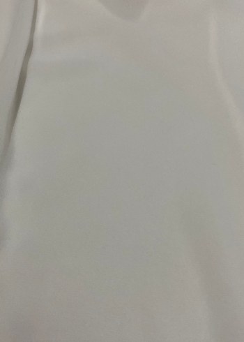 Beyaz Kolsuz Kadın Bluz - Görsel 5