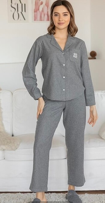 Quzu kışlık pijama takımı