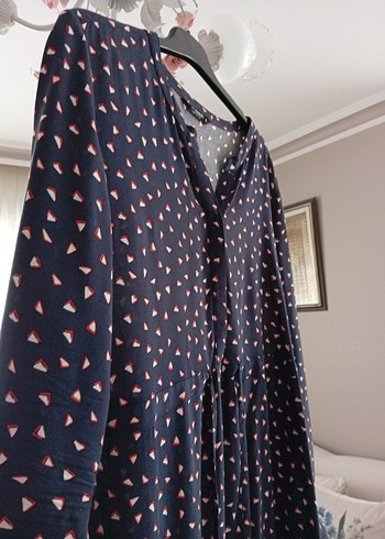 Lacivert Desenli Tunik hamilelerde kullanabilir - Görsel 3