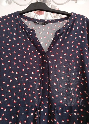 Lacivert Desenli Tunik hamilelerde kullanabilir - Görsel 2