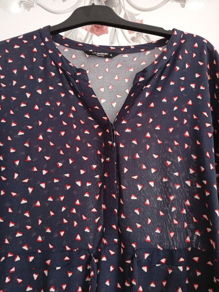 Lacivert Desenli Tunik hamilelerde kullanabilir - Görsel 2