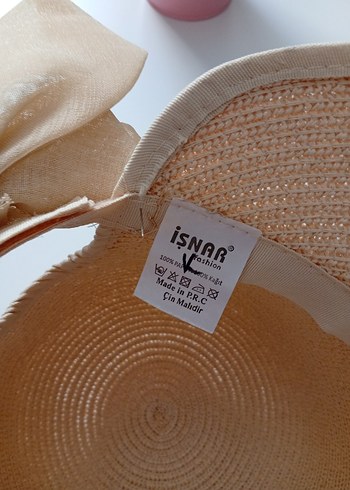 Bej Fiyonk Detaylı Bohem Kadın Şapka - Görsel 5