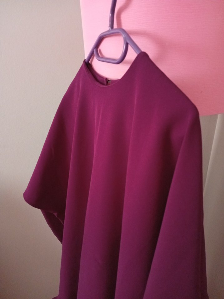 Mor salaş tunik - Görsel 3