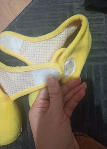 25 Beden sarı Renk Unisex Temiz panduf