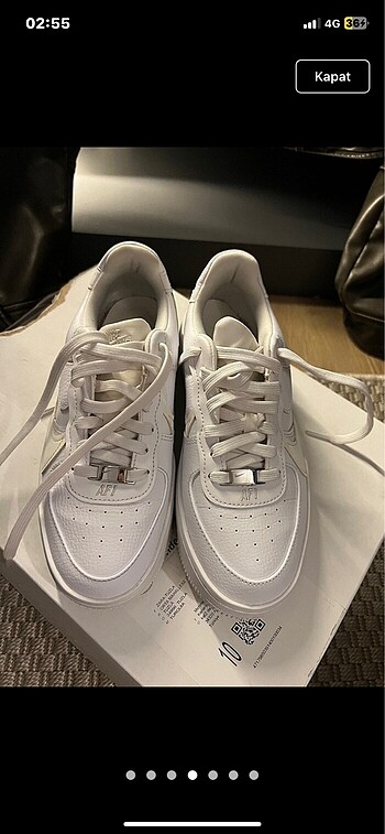 37 Beden beyaz Renk Nike Air Force 1 PLT.AF.ORM