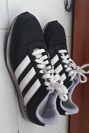 Siyah orjinal Adidas Neo Lapel model ayakkabı