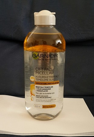 Garnier Çift Fazlı Makyaj Temizleme