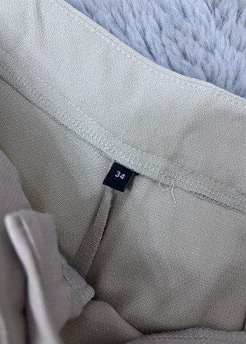 34 Beden Milla bej kumaş pantolon