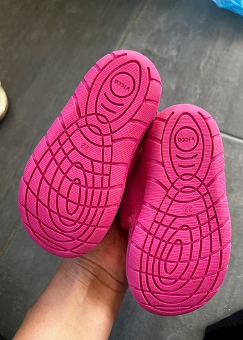 22 Beden Kız Çocuk Pembe Sıcak Ev Terliği