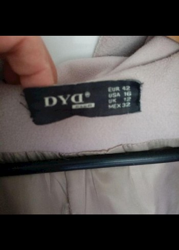 Kapüşonlu düğmeli tatlı pudra renk kaban - Görsel 7