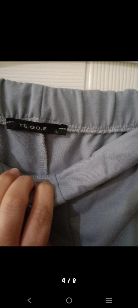 Gri Mini Yüksek Yakalı Kadın Takım - Görsel 3