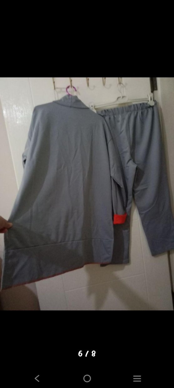 Gri Mini Yüksek Yakalı Kadın Takım - Görsel 5