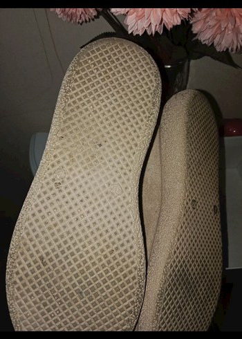 Bej Kadın tasarım ayakkabı. - Görsel 4