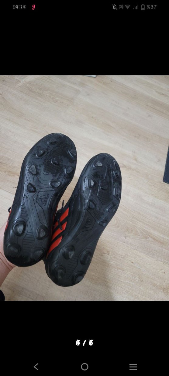 Siyah Çocuk Krampon Ayakkabı - Görsel 5