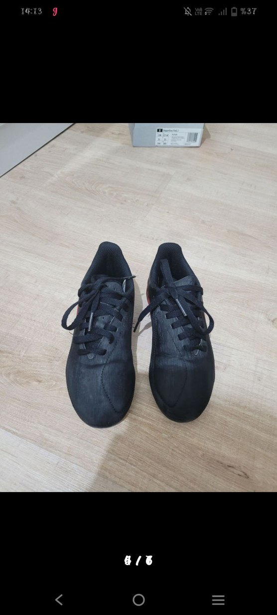 Siyah Çocuk Krampon Ayakkabı - Görsel 4