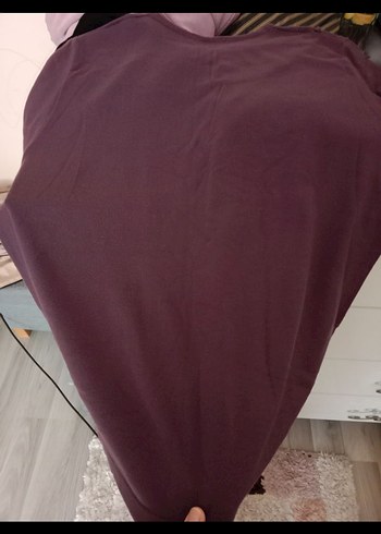 Düğmeli Mor Kadın Triko Bluz - Görsel 5