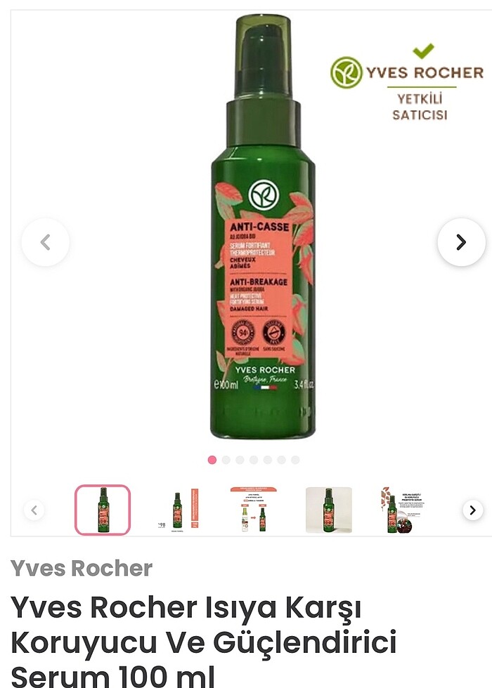 Yves rocher saç serum - Görsel 2
