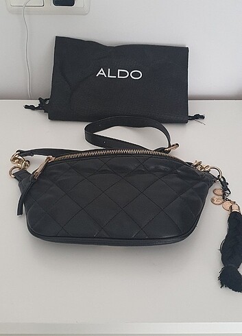 Aldo Siyah Bel Cantasi