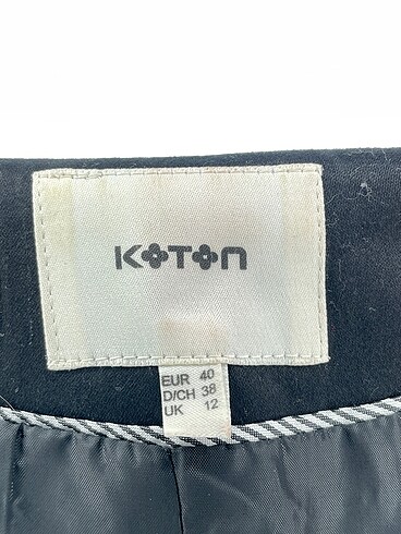 40 Beden siyah Renk Koton Blazer %70 İndirimli.