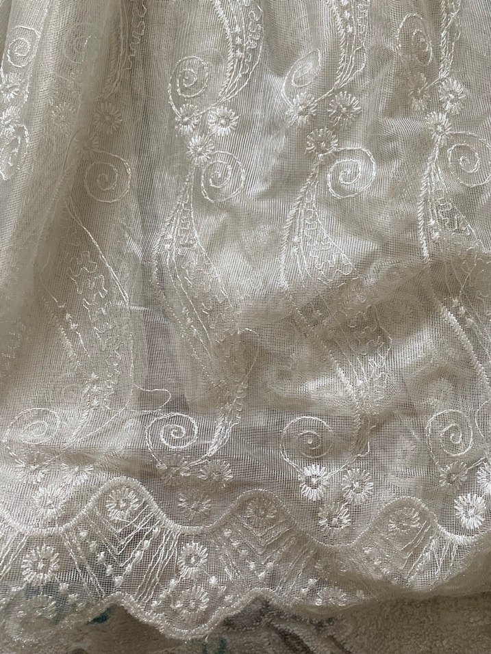 Beyaz Nakışlı perde - Görsel 3