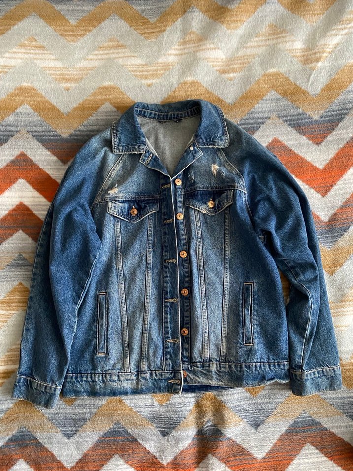 Lcw kadın kot ceket - Görsel 2