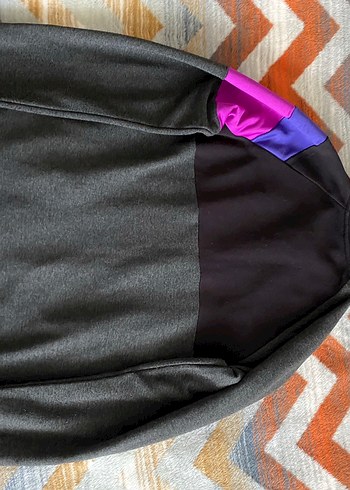 Hummel Gri Fermuarlı Spor Ceket - Görsel 4