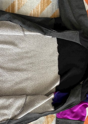 Hummel Gri Fermuarlı Spor Ceket - Görsel 3