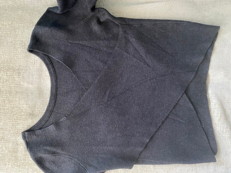 Mango Gri Kadın Yün Triko Kazak - Görsel 3