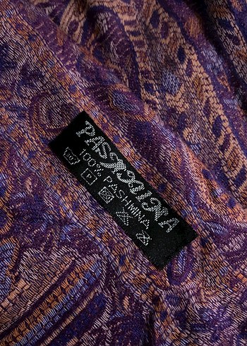 Bordo Bohem Kadın Şal - Görsel 2