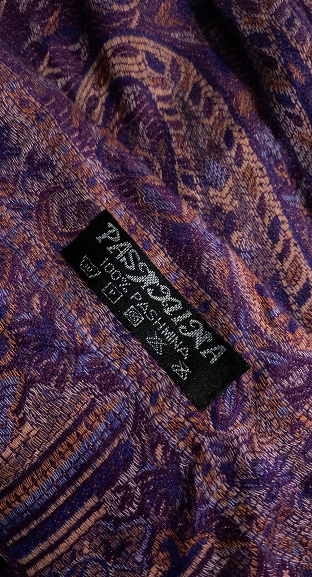 Bordo Bohem Kadın Şal - Görsel 2