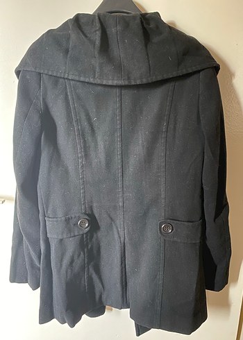 Selen Kadın Siyah Kısa Kaban - Görsel 2