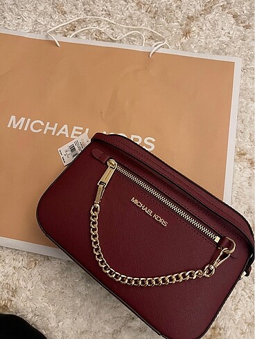 Michael Kors bordo çanta