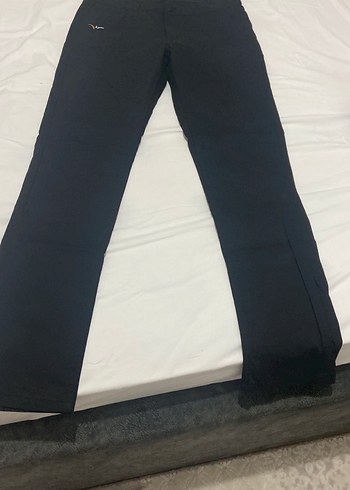 Siyah Kadın Regular Fit Denim Pantolon - Görsel 3