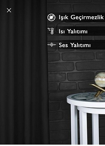 SIFIR CIFT KANAT SIYAH BLACKOUT KARARTMA FON PERDE 