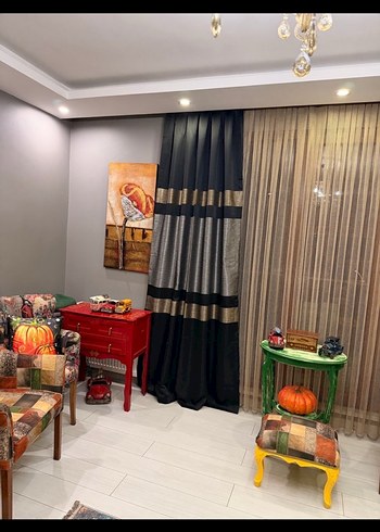 SIFIR ÇİFT KANAT SİYAH PANO FON PERDE - Görsel 4