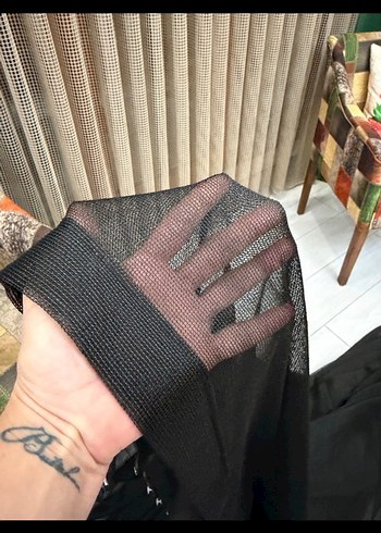 SIFIR YENİ SEZON SİYAH TÜL - Görsel 5