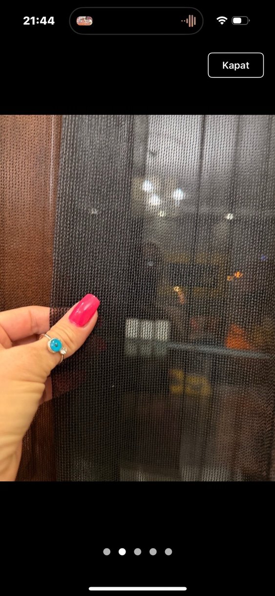 SIFIR YENİ SEZON SİYAH TÜL - Görsel 2