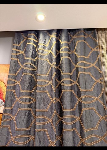 SIFIR YENİ SEZON CİFT KANAT FON PERDE - Görsel 3