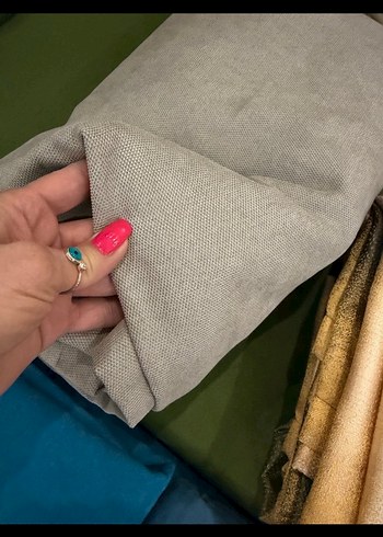 SIFIR GRİ YENİ SEZON CİFT KANAT FON PERDE - Görsel 2