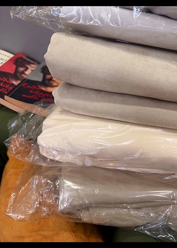 SIFIR ÇİFT KANAT KREM ADA FON PERDE - Görsel 4