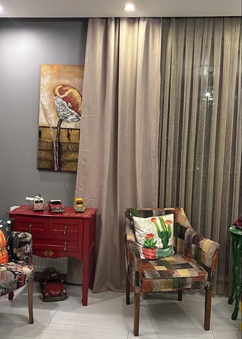 SIFIR TEK KANAT BEJ ADA FON PERDE - Görsel 4