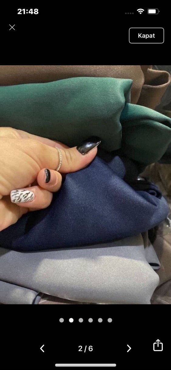 SIFIR TEK KANAT LACİVERT KARARTMA FON - Görsel 2