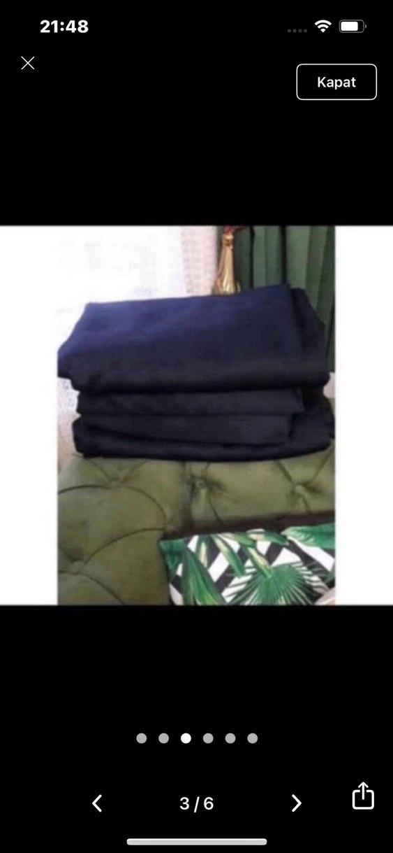 SIFIR TEK KANAT LACİVERT KARARTMA FON - Görsel 3