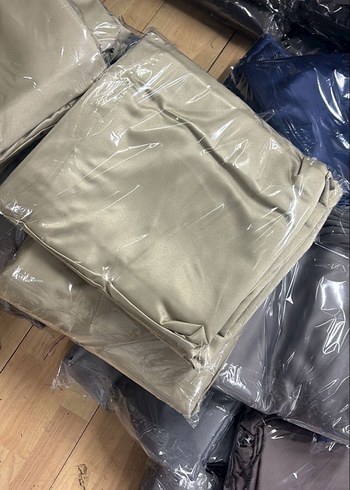 SIFIR ÇİFT KANAT BEJ KARARTMA FON PERDE - Görsel 3