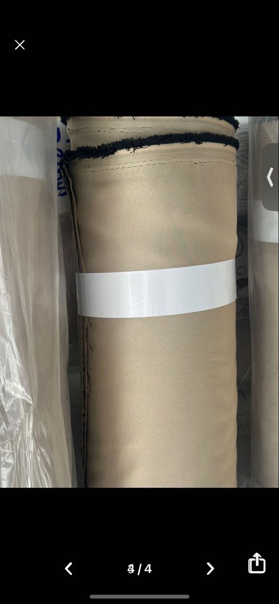 SIFIR ÇİFT KANAT BEJ KARARTMA FON PERDE - Görsel 4